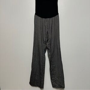 Motherhood Maternity Secret Fit Belly Wide Leg Pants Charcoal Gray size SP